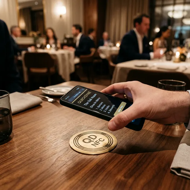 NFC Ordering With an Optional AI Assistant.