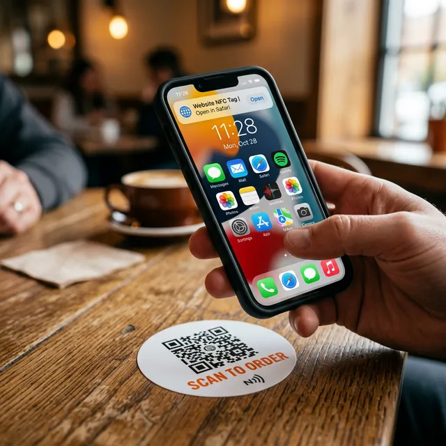 Secure NFC & Optional QR
