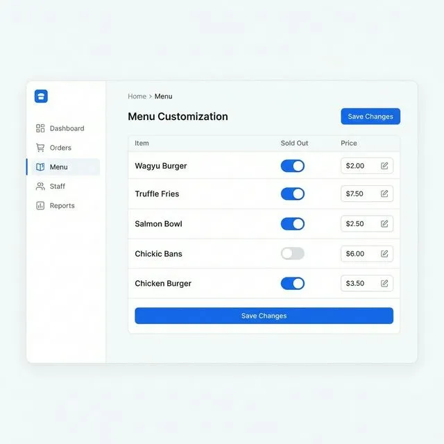 Menu Sync